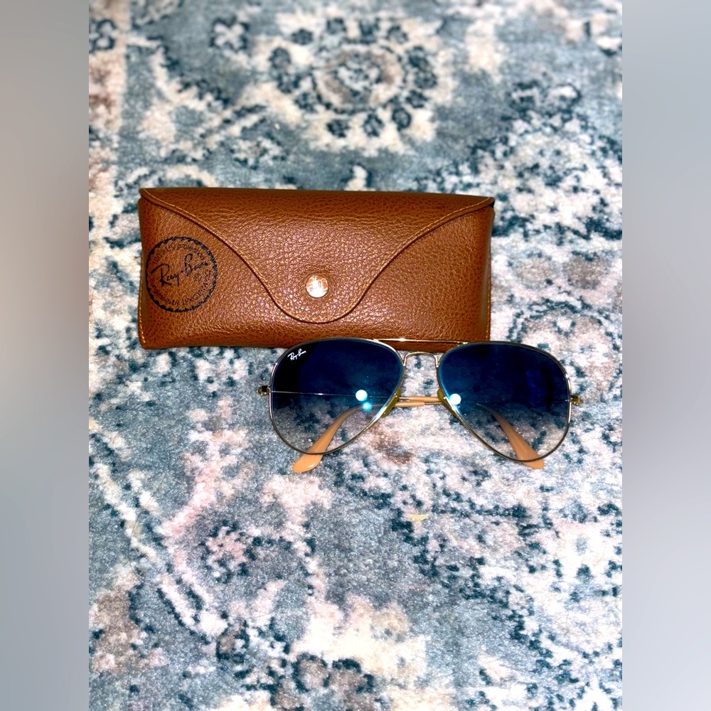 Ray Ban two toned aviators - like new